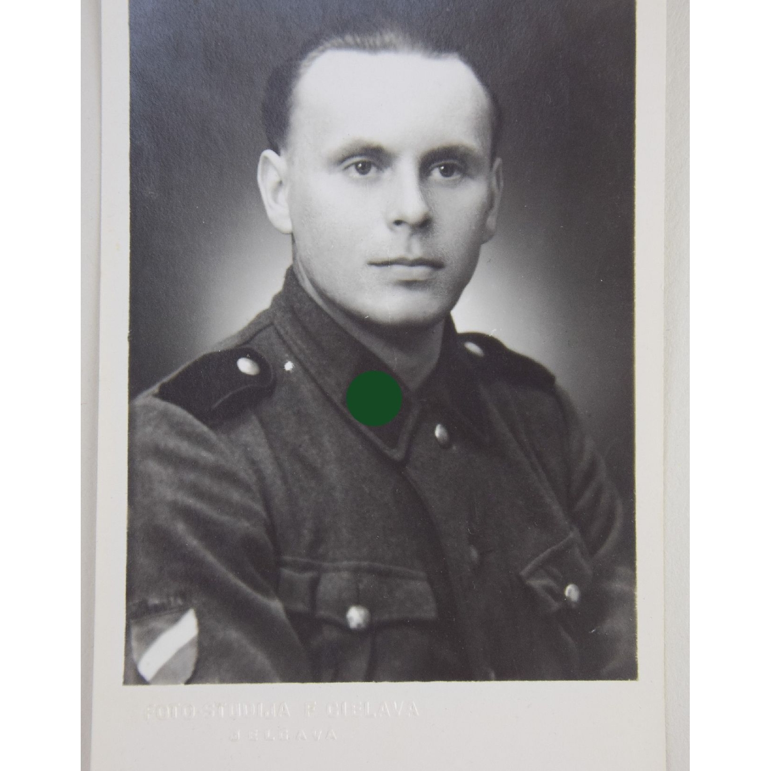 Portrait Foto eines Lettischen freiwilligen in der Waffen-SS