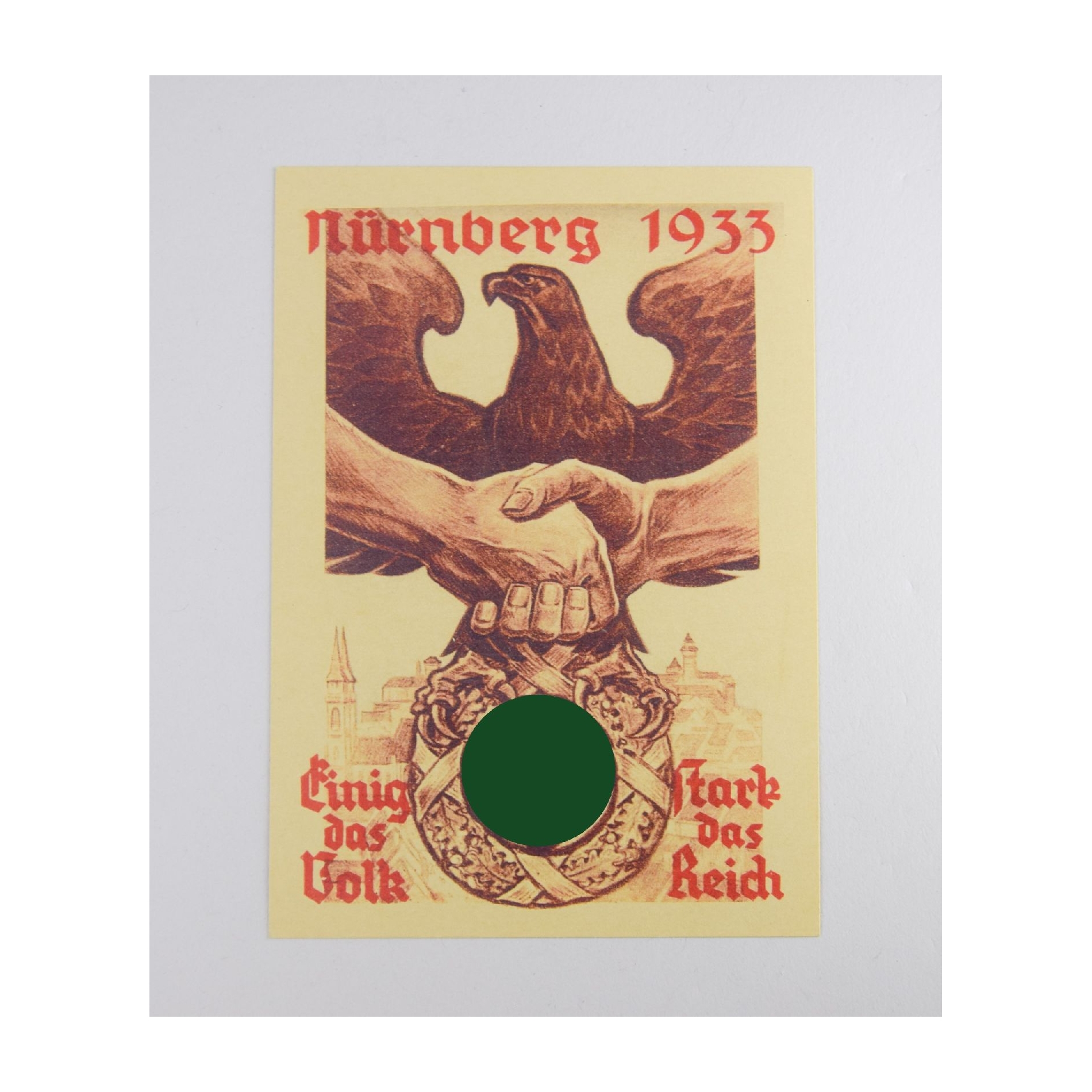 3.Reich Propaganda Postkarte "Nürnberg 1933"