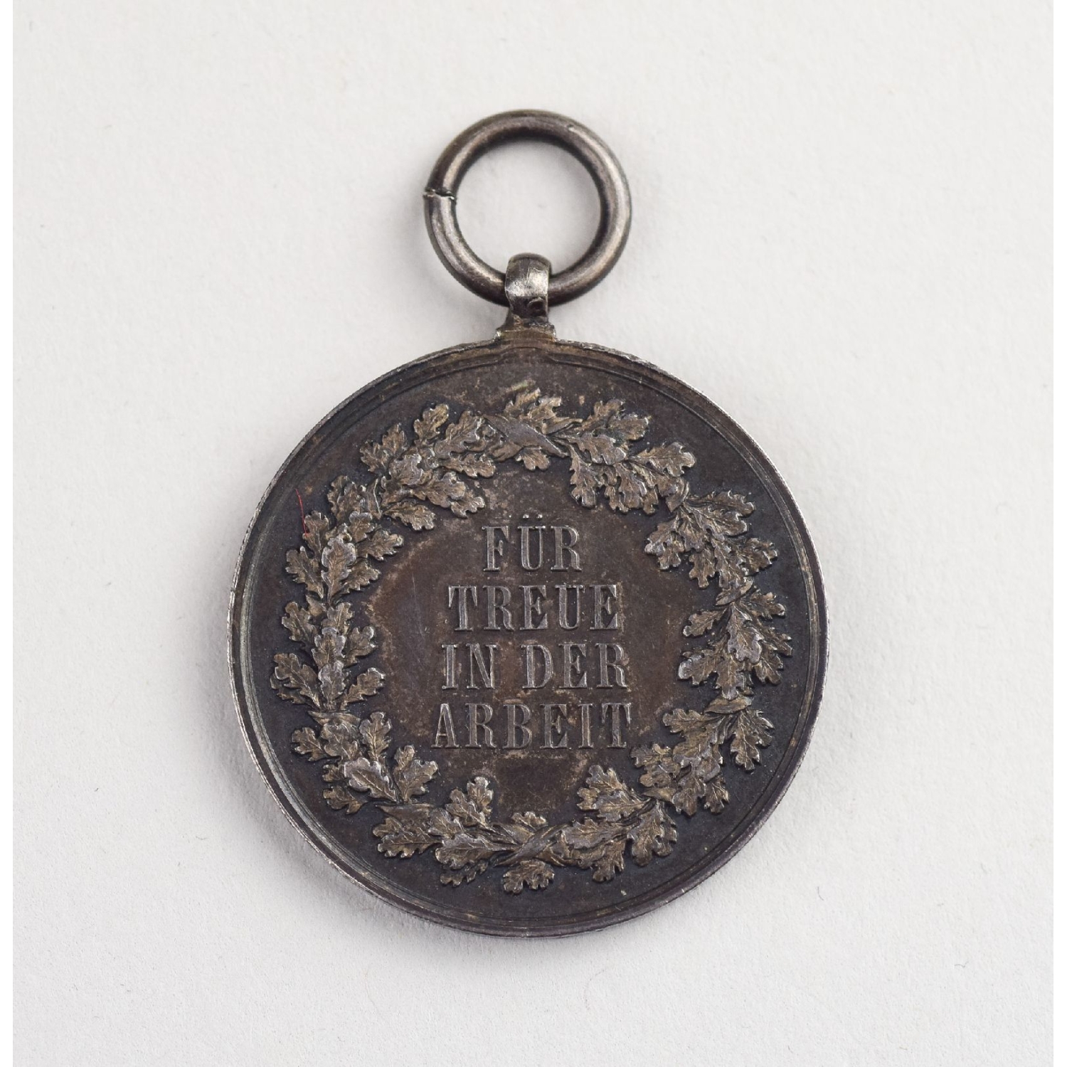 Medaille Für Treue In Der Arbeit 3.Form König Friedrich August 1905 In Silber