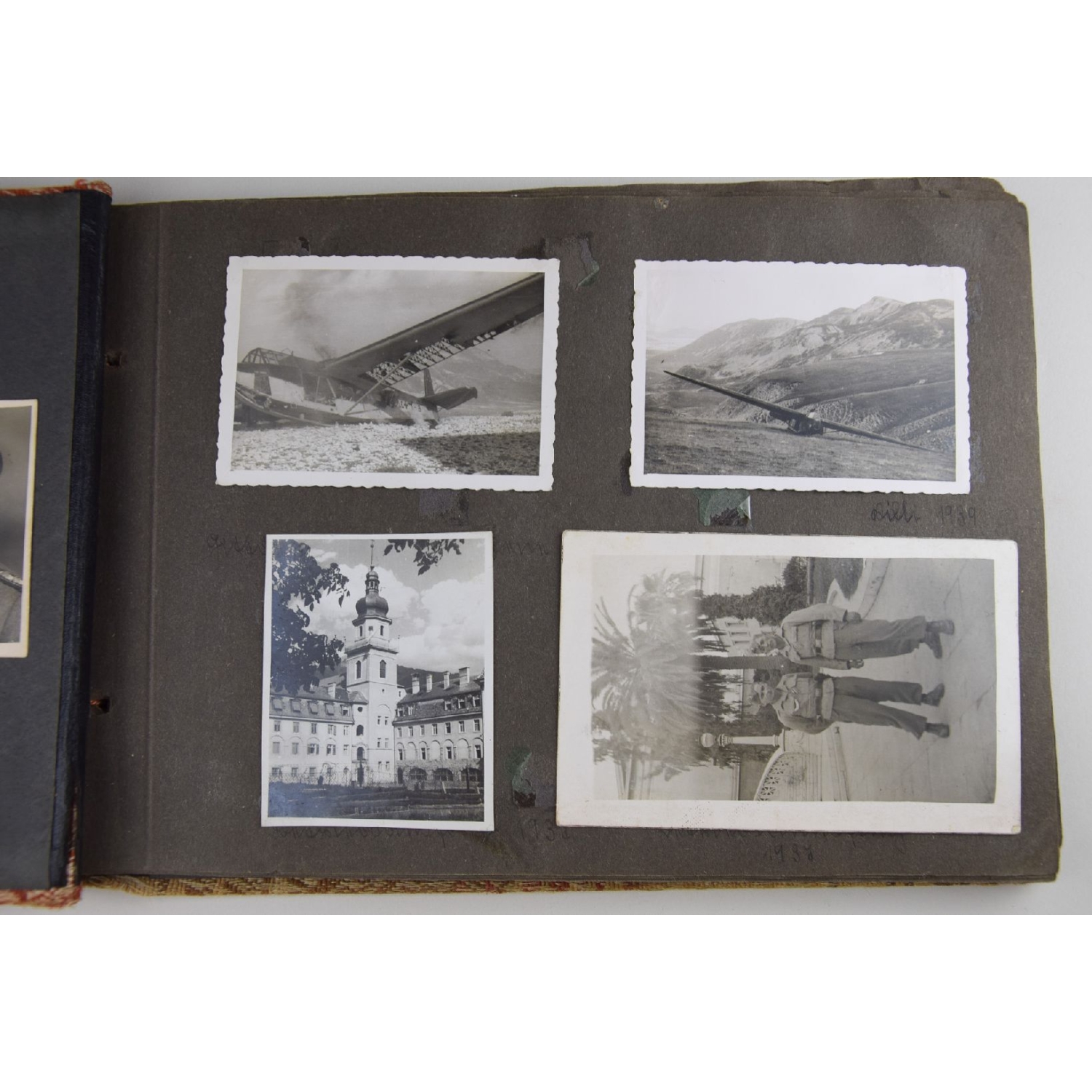 Fallschirmjäger Fotoalbum mit original Fotos der Befreiung  von Benito Mussolini