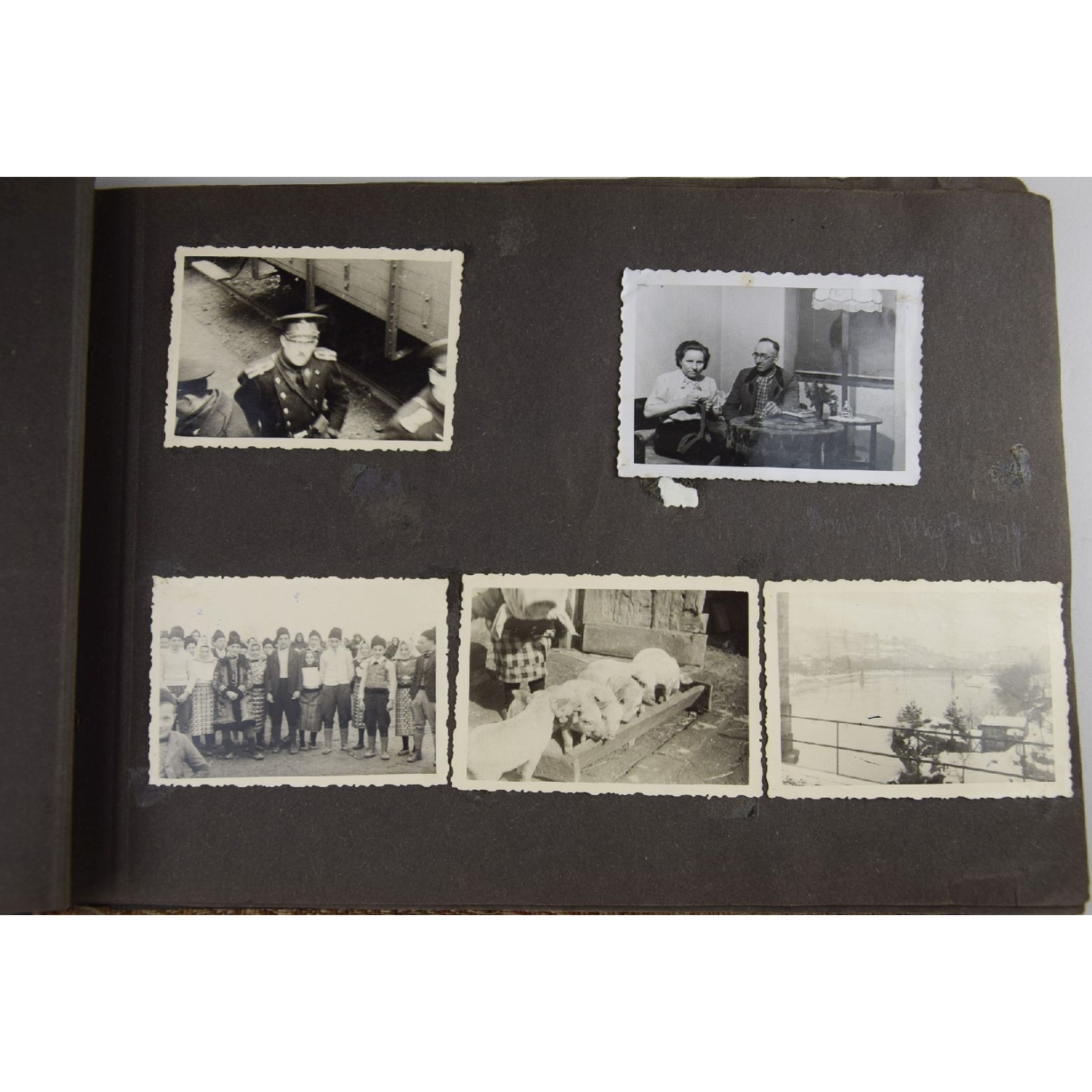 Fallschirmjäger Fotoalbum mit original Fotos der Befreiung  von Benito Mussolini