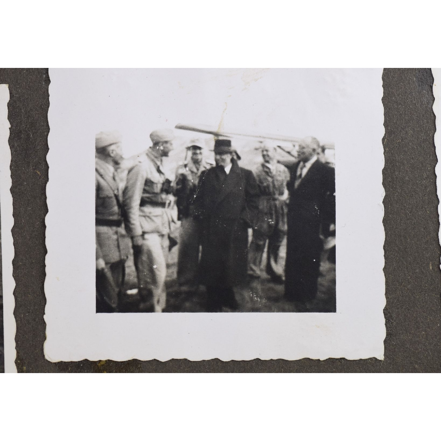 Fallschirmjäger Fotoalbum mit original Fotos der Befreiung  von (Duce) Benito Mussolini