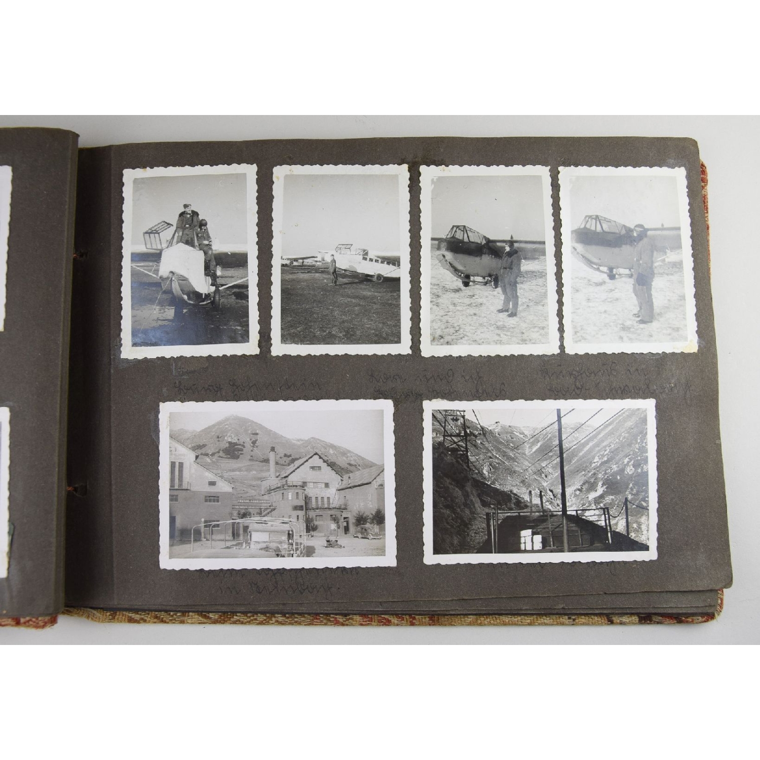 Fallschirmjäger Fotoalbum mit original Fotos der Befreiung  von Benito Mussolini