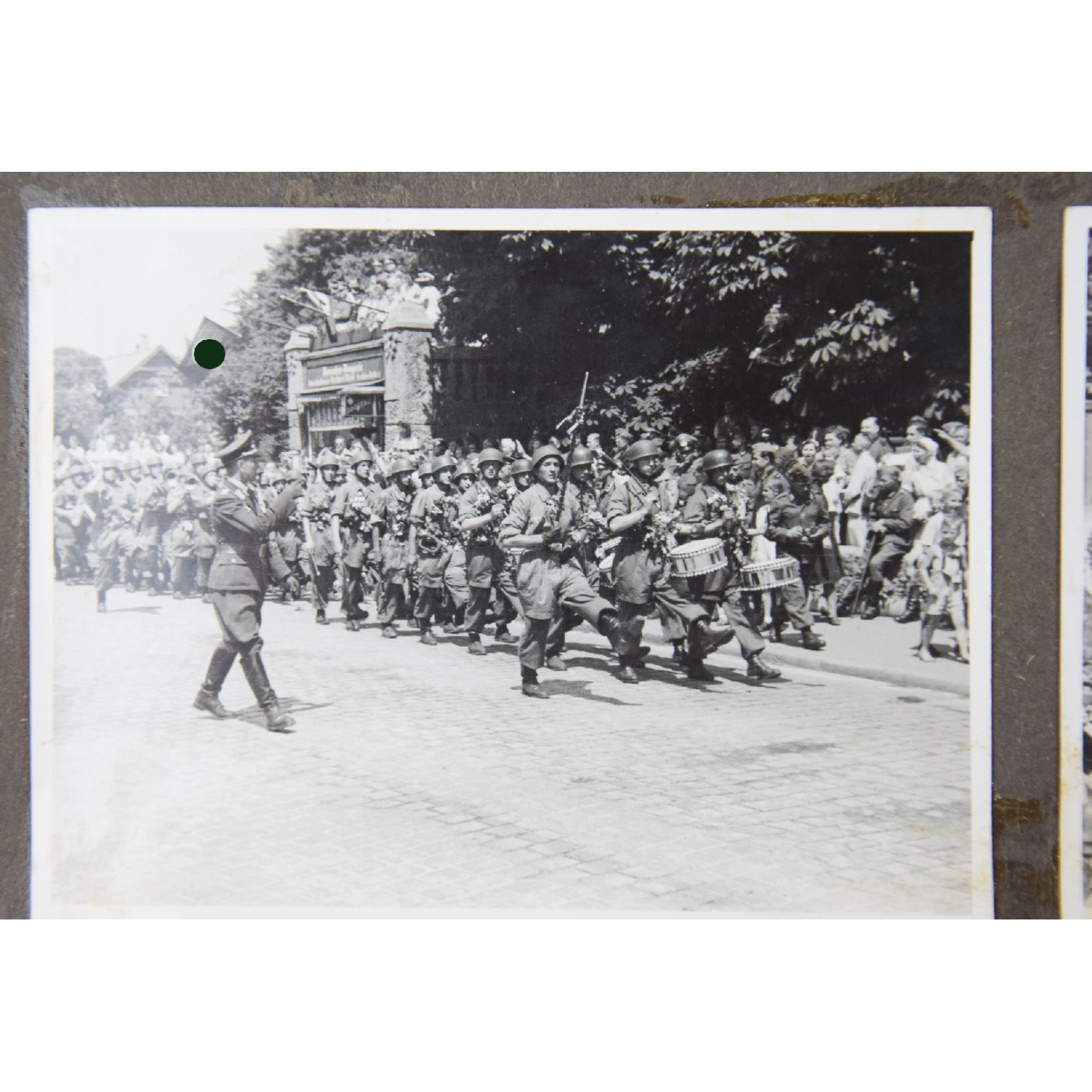 Fallschirmjäger Fotoalbum mit original Fotos der Befreiung  von (Duce) Benito Mussolini