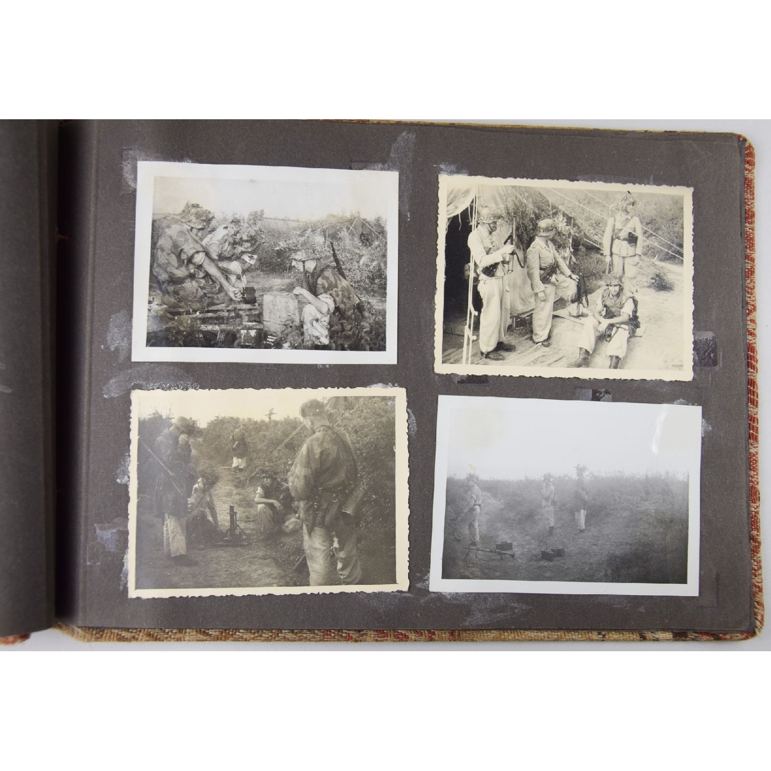 Fallschirmjäger Fotoalbum mit original Fotos der Befreiung  von Benito Mussolini