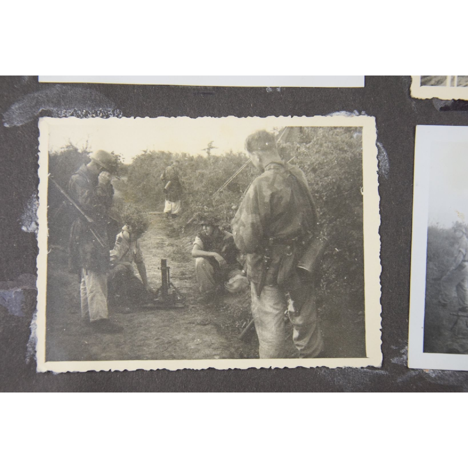 Fallschirmjäger Fotoalbum mit original Fotos der Befreiung  von (Duce) Benito Mussolini