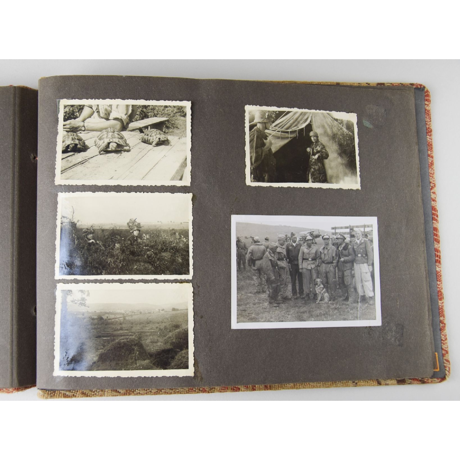 Fallschirmjäger Fotoalbum mit original Fotos der Befreiung  von (Duce) Benito Mussolini