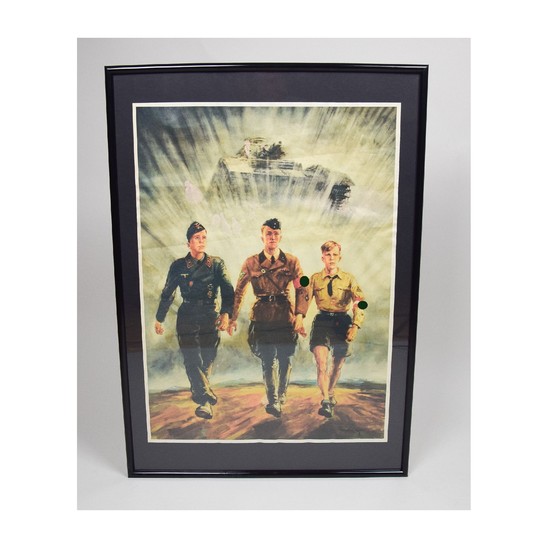 3.Reich original Plakat Druck HJ-SA