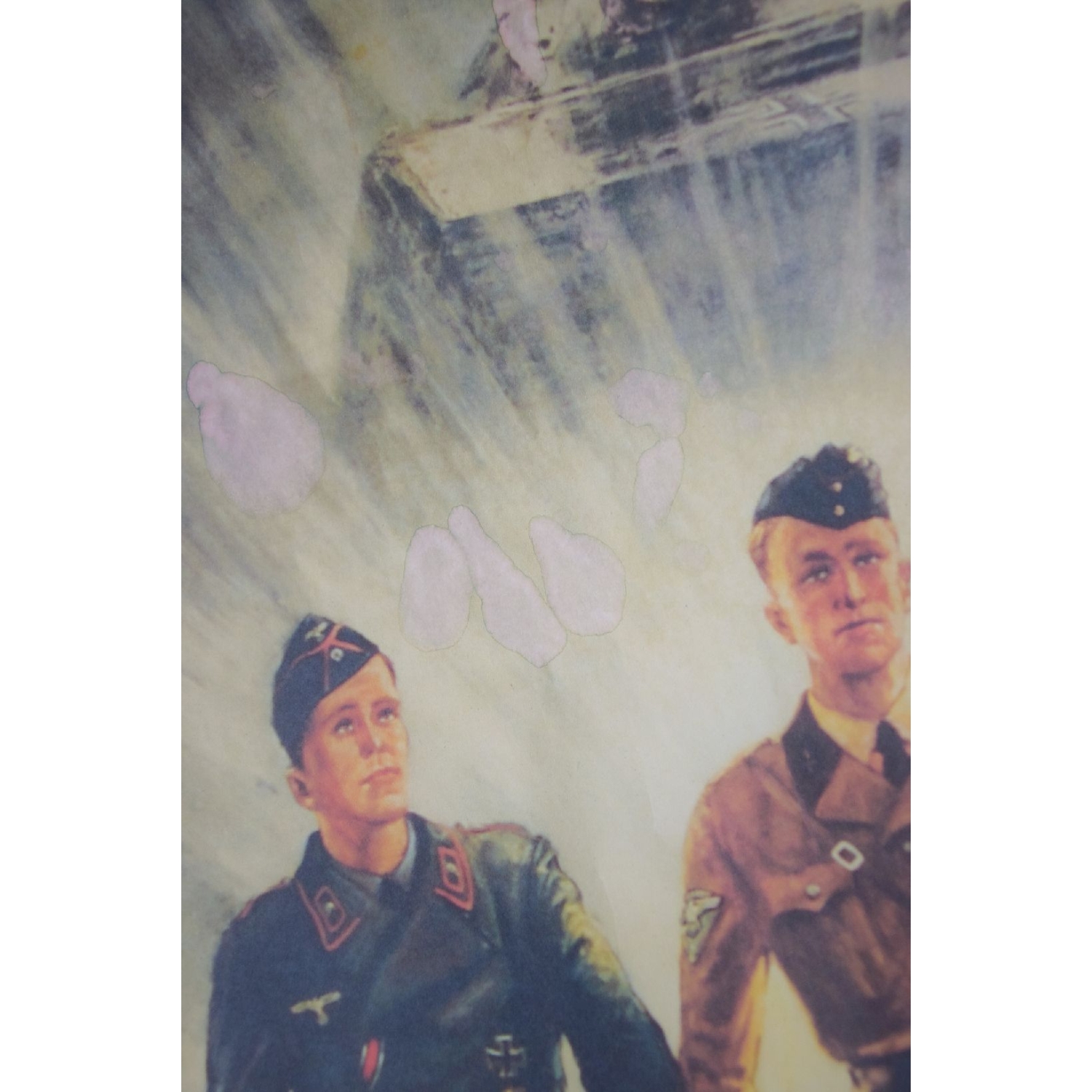 3.Reich Werbeplakat original Plakat Druck HJ-SA-Panzer