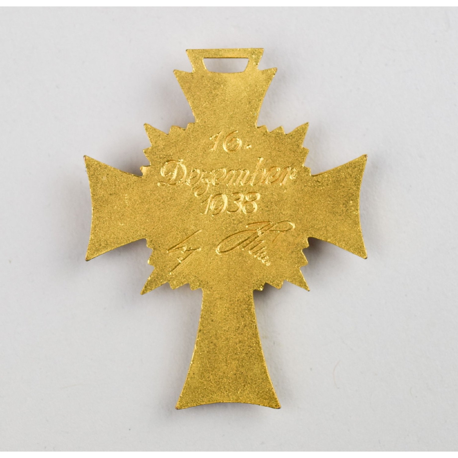 Ehrenkreuz der Deutschen Mutter Mutterkreuz in Gold Zustand 1